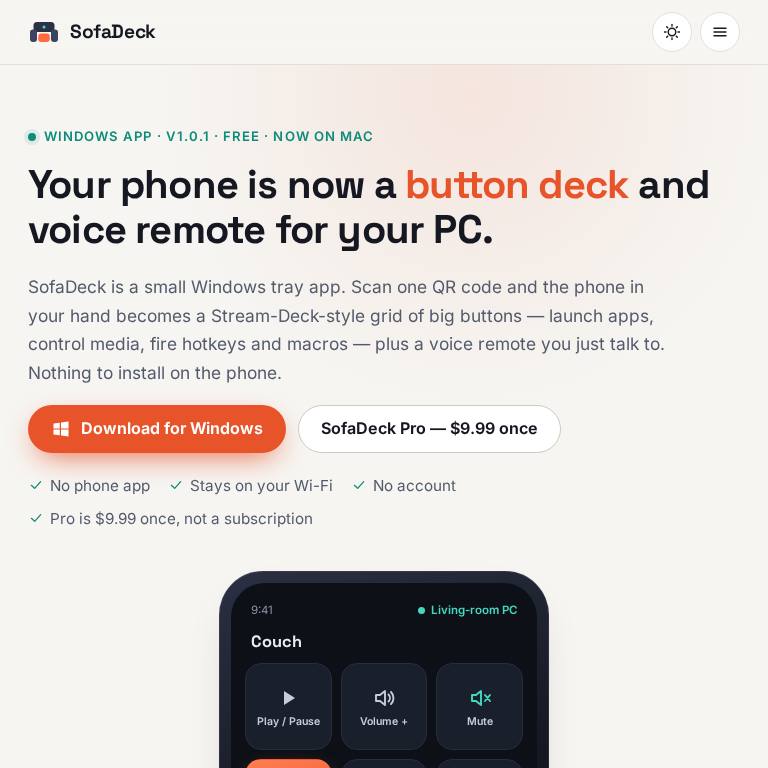 Stream Deck on Mac: hardware, Stream Deck Mobile or a free phone deck