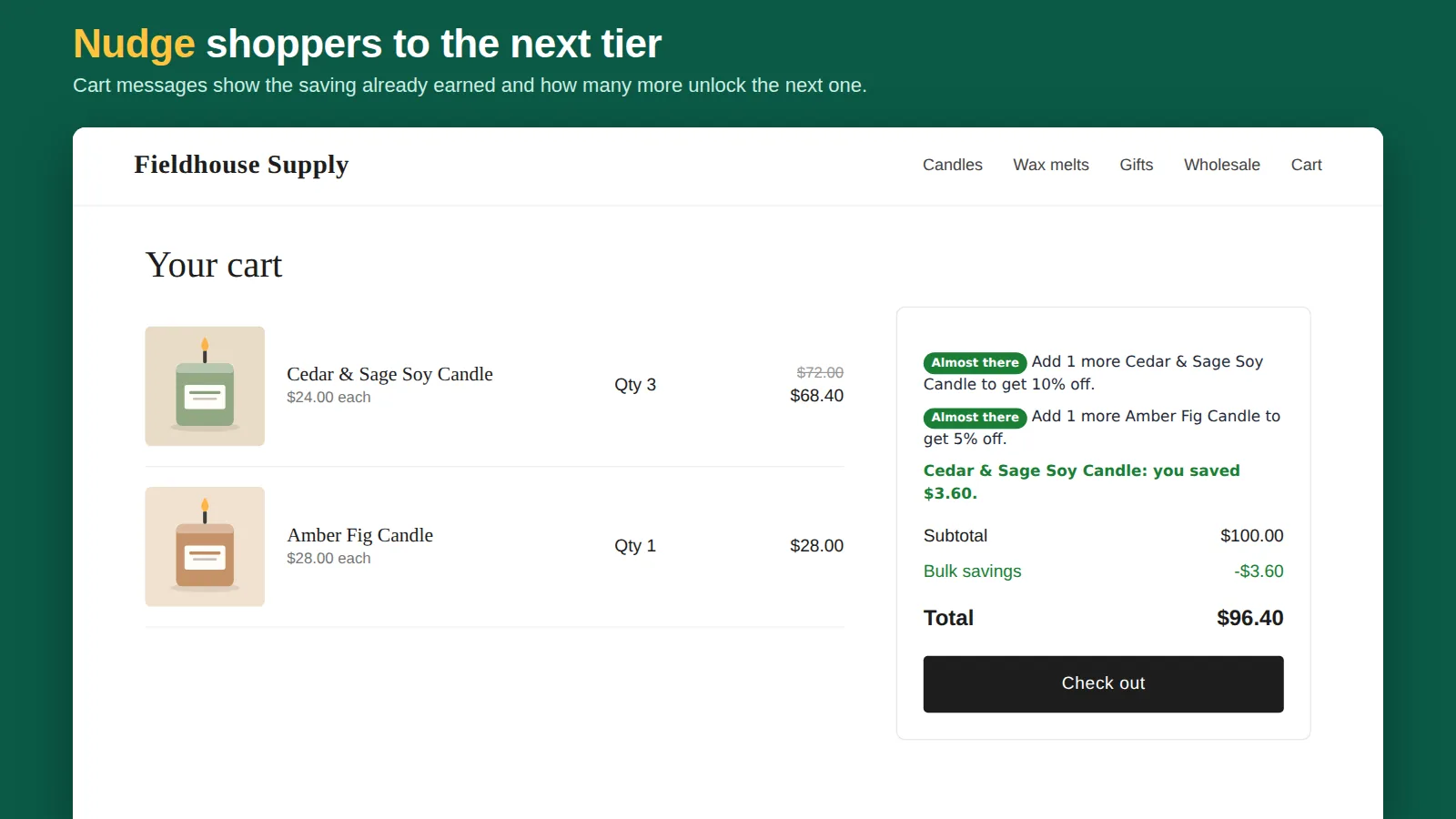 Quantity breaks vs. bundles on Shopify: which offer does your store need?